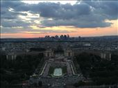Paris -- Eiffel Tower -- sunset looking towards Trocadero.03: by billh, Views[296]