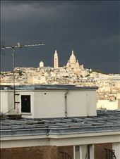 Paris -- 13 Square Gabriel Fauvre -- view from balcony - Sacre Coeur in back.02: by billh, Views[237]