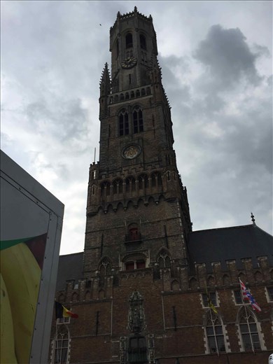 Brugge -- church on market square