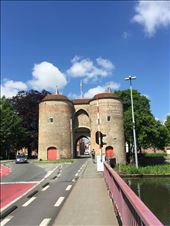 Brugge -- one of four fortified entry ports over canal into Brugge: by billh, Views[252]