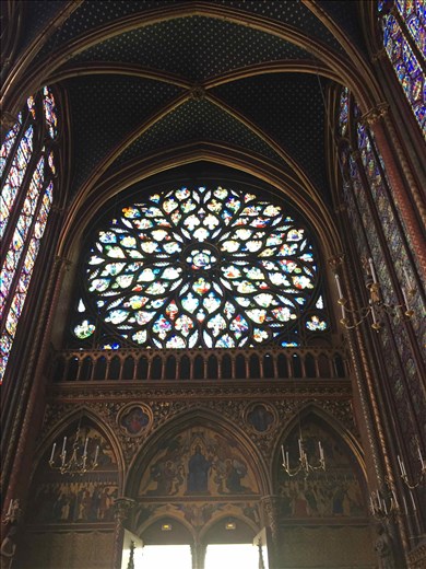 Paris -- Sainte- Chapelle -- Rose Window