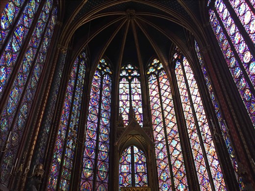Paris -- Sainte- Chapelle -- stained glass.11
