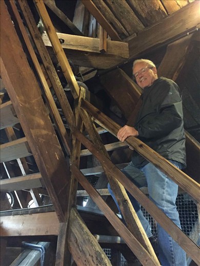 Paris -- Cathedrale Notre Dame -- climbing up to the bells