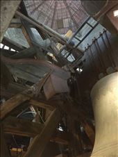 Paris -- Cathedrale Notre Dame -- view of the inside of bell tower: by billh, Views[174]