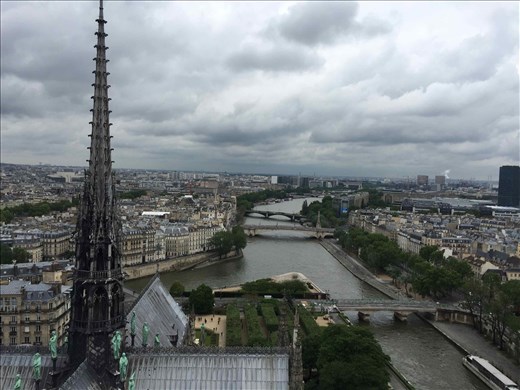 Paris -- Eglise St Eustache -- tryptich commissioned by John Lennon and Yoko Ono