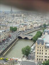 Paris -- Cathedrale Notre Dame -- view of Seine -- from top of bell towers: by billh, Views[213]