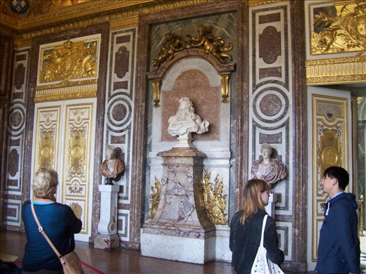 Versailles  -- bust of Louis XV