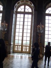 Versailles -- Hall of Mirrors -- window overlooking garden and fountains: by billh, Views[286]