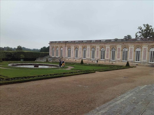 Trianon -- exterior view of east wing towards gardens