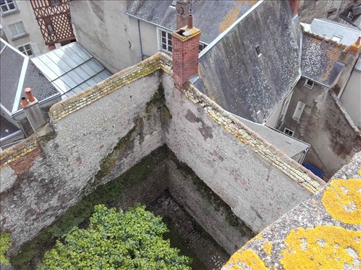 Blois -- Tour Belvoir -- old city walls from top of tower