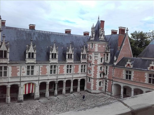 Blois -- Tour Belvoir -- Chateau Blois interior courtyard