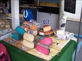 Coutures -- Brissac farmers' market -- regional cheese: by billh, Views[317]