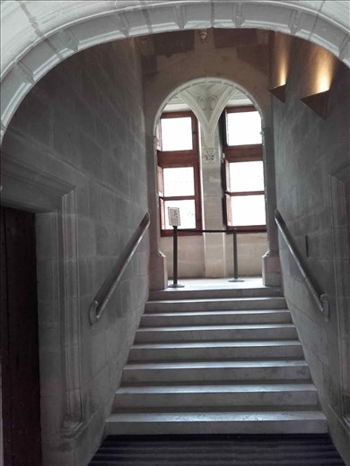Chateau d'Azay- Rideau -- staircase