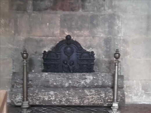 Chateau d'Azay- Rideau -- fireplace