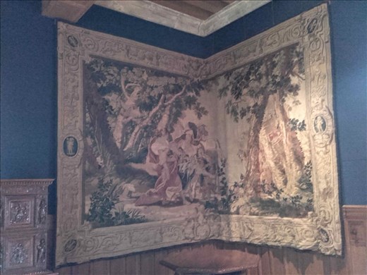 Chateau d'Azay- Rideau -- 1600's tapestry
