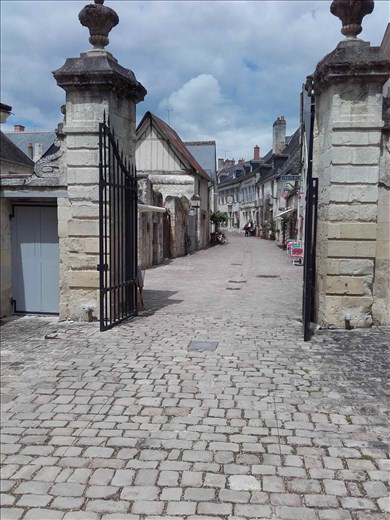 Chateau d'Azay- Rideau -- front gates