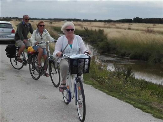 I'le de Re -- bicycling with Christine and Kathy.02