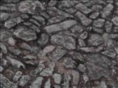 Chateau de Beynac -- roads/walkways -- stones on edge -- hard to walk on: by billh, Views[315]
