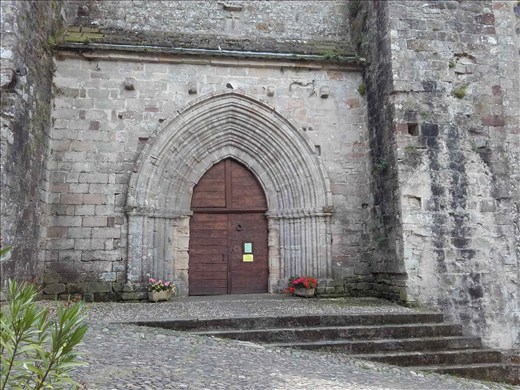 Najac -- Gothic Church doors