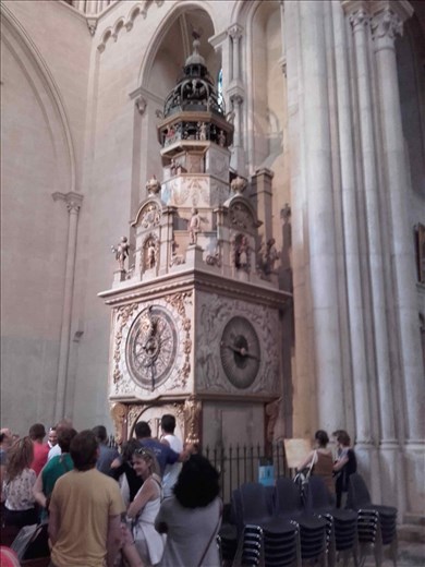Lyon -- Cathedrale St Jean -- horological/astronomical clock