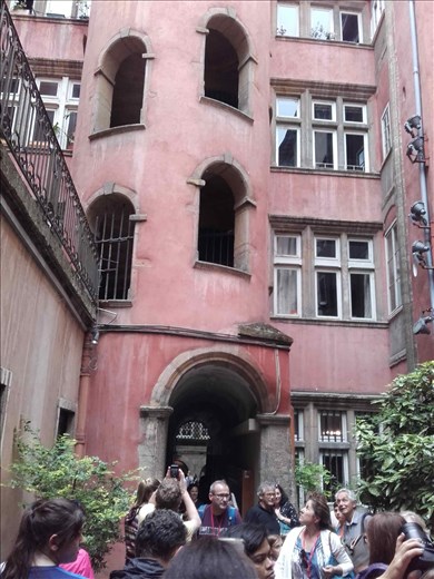 Lyon -- Traboule entrance -- 