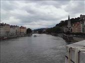 Lyon -- view of Saone River and medieval city from Pont Boaparte: by billh, Views[453]