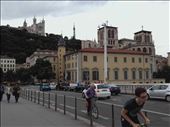 Lyon -- view of Basilique Notre Dame from Pont Bonaparte: by billh, Views[339]