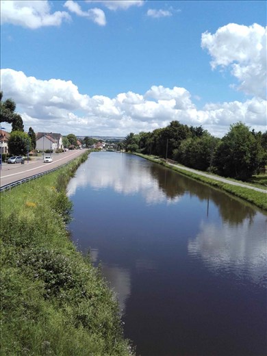 Canal du Centre -- near Saint Julian sur Dheume - used to transport wine--1700's