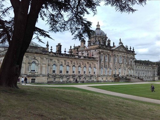 Castle Howard -- back view of castle