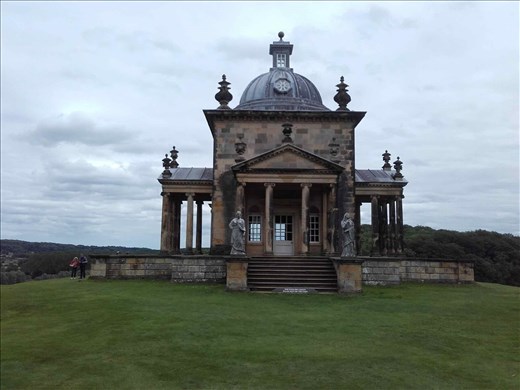 Castle Howard -- retreat overlooking valleys -- used for reading and meditation