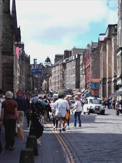 Edinburg Castle -- street leading up to castle.02