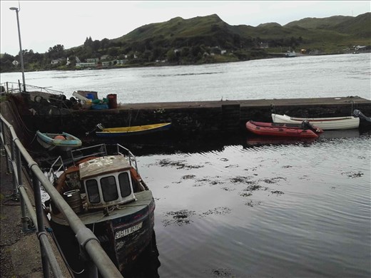 Scotland -- Clacken-Seil -- harbor -- ferry to islands