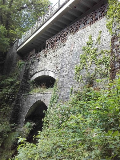 Wales -- Devil's Bridge -- lower bridge built by Knight Templers