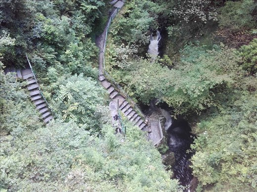 Wales -- Devil's Bridge -- stairs down.01