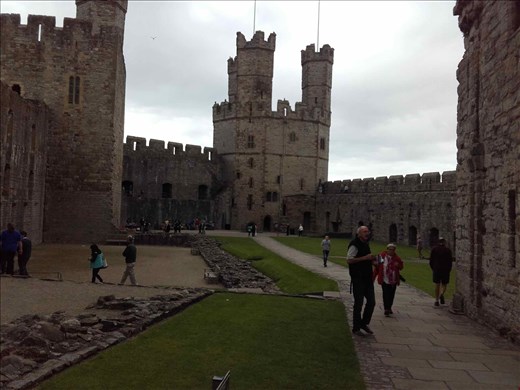 Northern Wales -- Caernarfon Castle.10
