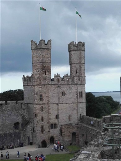 Northern Wales -- Caernarfon Castle.04