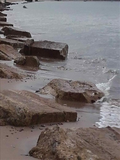 Northern Scotland -- Roseisle -- concrete blocks from WWII defences.01