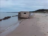 Northern Scotland -- Roseisle -- bunker on shore from WWII: by billh, Views[483]