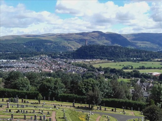 Scotland -- Stirling Castle -- view from ramparts