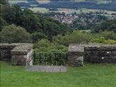 Scotland -- Dollar Castle -- view over valley from lower ramparts: by billh, Views[291]