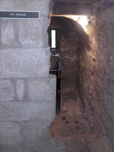 Scotland -- Dollar Castle -- view of passage to dungeon
