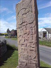Scotland -- Aberlemno Stone -- meaning of carving unknown -- no written language: by billh, Views[315]