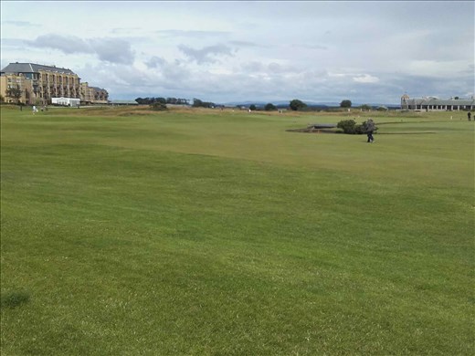 Scotland -- Old St Andrews -- original course -- now a park by the sea