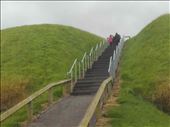 Ireland -- Bru Na Boine -- Knowth -- center mound--stairs to top -- not original: by billh, Views[265]
