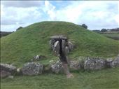 Ireland -- Hills of Tara Neolithic tomb -- entryway: by billh, Views[488]