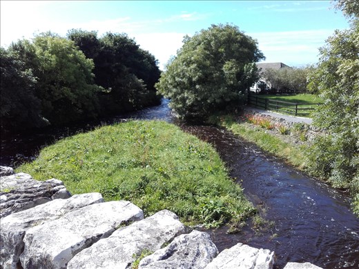 Ireland West Coast -- stream above the Cliffs of Moher