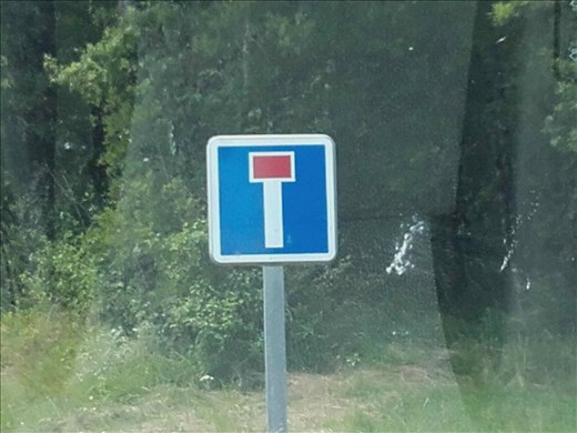 What is this road sign telling you?