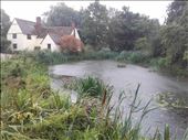 England -- Cottage Bridge -- mill stream.01: by billh, Views[477]