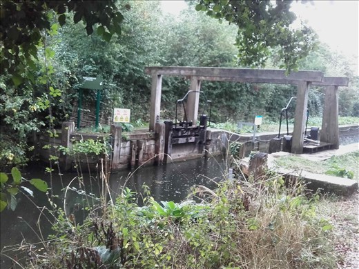England -- Cottage Bridge -- old canal lock.01