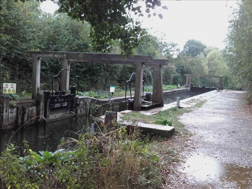 England -- Cottage Bridge -- old canal lock.02